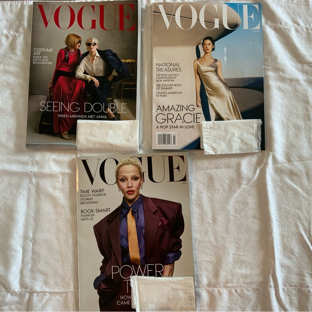Lot Of 3 VOGUE Meryl STREEP May 2026, April 2026, Summer 2026 Magazines